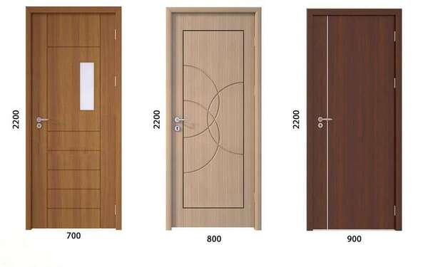 Các kích thước cửa gỗ 1 cánh phòng ngủ