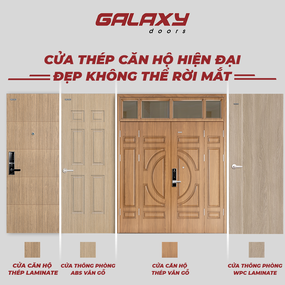 Galaxy Door I Cửa Thép căn hộ, ABS/WPC thông phòng, Cửa Thép chống ...