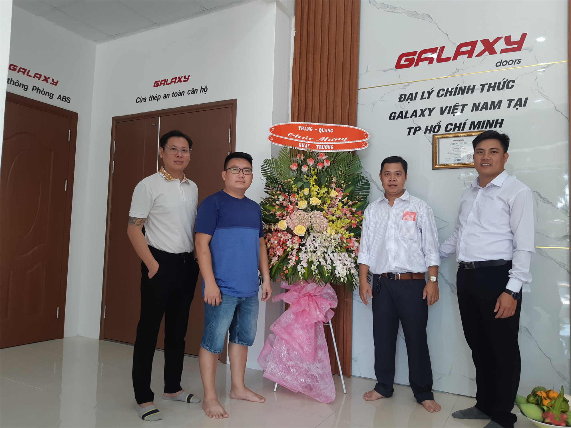 Galaxy Door khai trương Trung tâm phân phối, Đại lý Quang Duy tại TP.HCM