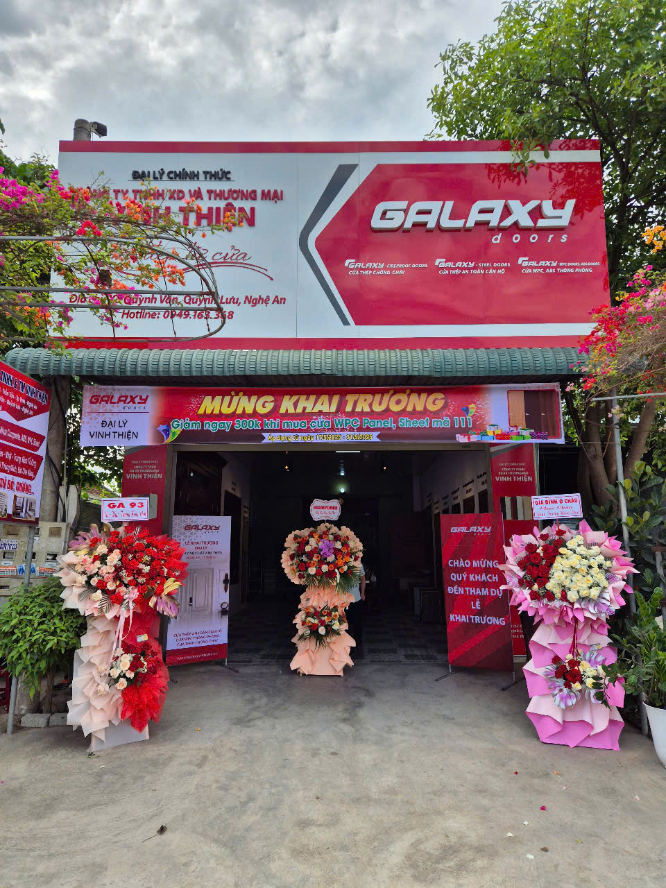 GALAXY DOOR KHAI TRƯƠNG ĐẠI LÝ TẠI QUỲNH LƯU